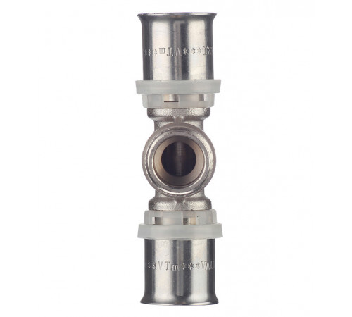 Тройник VALTEC (VTm.233.N.200420) 20(пресс) х 1/2 НР(ш) х 20(пресс)