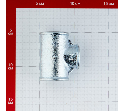 Тройник переходный Gebo Platinum (130-26V) 1 ВР(г) х 3/4 ВР(г) х 1 ВР(г) чугунный оцинкованный