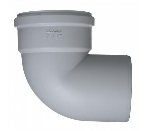 Отвод Pro Aqua Stilte Plus d110 мм 87,5° пластиковый шумопоглощающий для внутренней канализации Отвод Pro Aqua Stilte Plus d110 мм 87,5° пластиковый шумопоглощающий для внутренней канализации