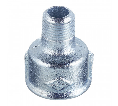 Муфта переходная Gebo Platinum (246-25V) 1 ВР(г) х 1/2 НР(ш) чугунная оцинкованная Муфта переходная Gebo Platinum (246-25V) 1 ВР(г) х 1/2 НР(ш) чугунная оцинкованная