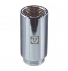 Удлинитель Valtec 70 мм х 1 ВР(г) х 1 НР(ш) хром латунный (VTr.198.C.0670)