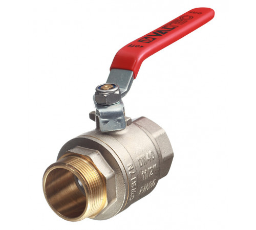 Кран шаровой латунный Valtec Base 1 1/2 ВР(г) х 1 1/2 НР(ш) ручка прямой (VT.215.N.08) Кран шаровой латунный Valtec Base 1 1/2 ВР(г) х 1 1/2 НР(ш) ручка прямой (VT.215.N.08)
