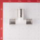 Тройник Henco (12PKW-263226) 26(пресс) х 32(пресс) х 26(пресс) PVDF белый
