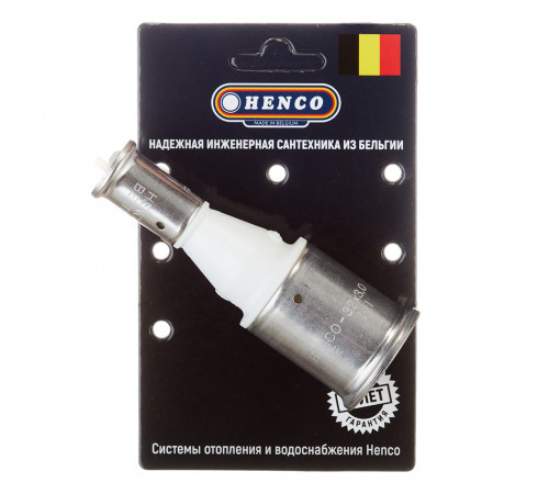 Муфта Henco (16PKW-3216) 32(пресс) х 16(пресс) белая PVDF