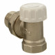 Клапан запорный угловой Terma 1/2 НР(ш) х 1/2 ВР(г) для радиатора (26241)