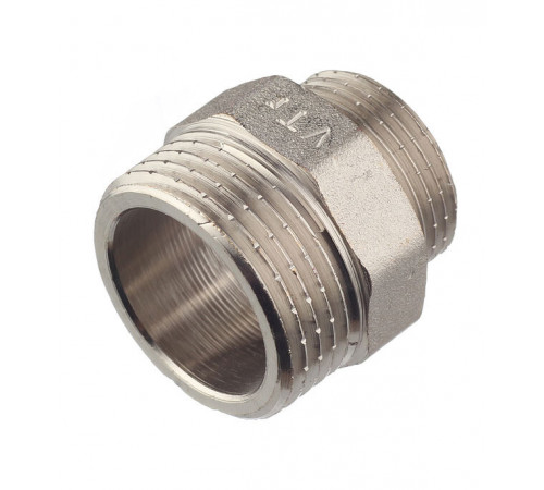 Ниппель переходной Valtec 1 НР(ш) х 3/4 НР(ш) латунный (VTr.580.N.0605) Ниппель переходной Valtec 1 НР(ш) х 3/4 НР(ш) латунный (VTr.580.N.0605)
