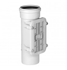 Ревизия Pro Aqua Stilte Plus d110 мм пластиковая шумопоглощающая с крышкой для внутренней канализации