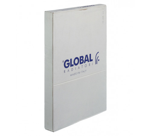 Радиатор биметаллический Global Style Extra 500 мм 10 секций 1' боковое подключение белый Радиатор биметаллический Global Style Extra 500 мм 10 секций 1' боковое подключение белый