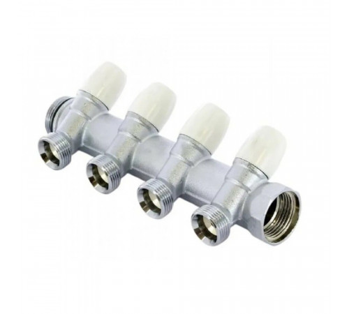 Коллектор Tiemme 3/4 ВР(г) х 4 выхода 1/2 НР(ш) х 3/4 НР(ш) регулируемый (1860004) Коллектор Tiemme 3/4 ВР(г) х 4 выхода 1/2 НР(ш) х 3/4 НР(ш) регулируемый (1860004)