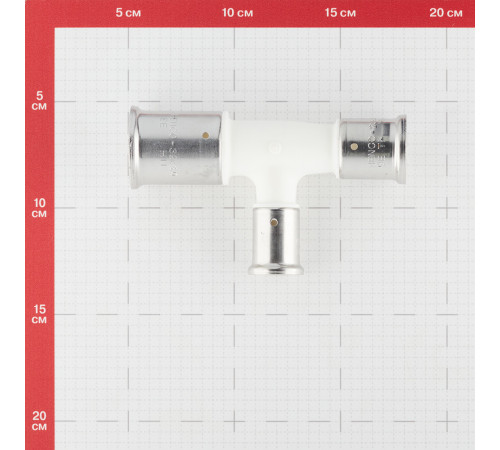 Тройник Henco (11PKW-322026) 32(пресс) х 20(пресс) х 26(пресс) белый PVDF Тройник Henco (11PKW-322026) 32(пресс) х 20(пресс) х 26(пресс) белый PVDF