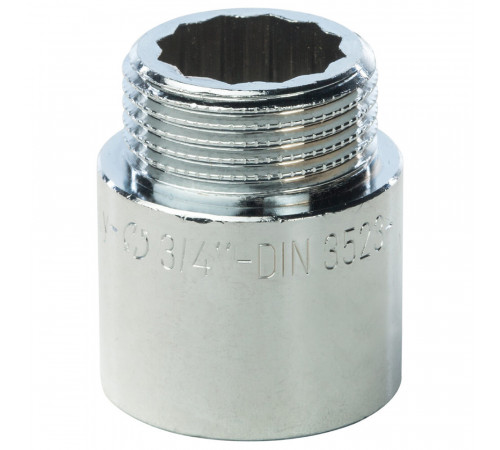 Удлинитель Stout 25 мм 3/4 ВР(г) х 3/4 НР(ш) хром латунный (SFT-0002-003425) Удлинитель Stout 25 мм 3/4 ВР(г) х 3/4 НР(ш) хром латунный (SFT-0002-003425)