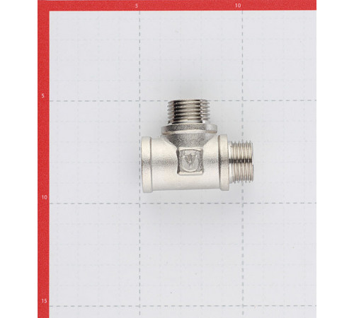 Тройник Valtec 1/2 ВР(г) х 1/2 НР(ш) х 1/2 НР(ш) латунный (VTr.133.N.0004) Тройник Valtec 1/2 ВР(г) х 1/2 НР(ш) х 1/2 НР(ш) латунный (VTr.133.N.0004)