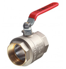 Кран шаровой латунный Valtec Base 2 ВР(г) х 2 ВР(г) ручка прямой (VT.214.N.09)