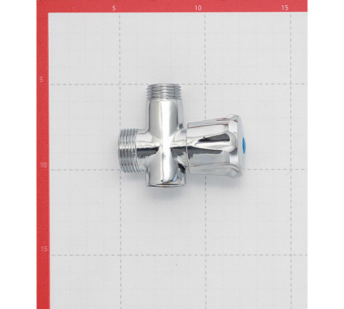 Кран шаровой латунный Valtec 1/2 ВР(г) х 3/4 НР(ш) х 1/2 НР(ш) к бытовой технике вентиль трехходовой (VT.255.N.04) Кран шаровой латунный Valtec 1/2 ВР(г) х 3/4 НР(ш) х 1/2 НР(ш) к бытовой технике вентиль трехходовой (VT.255.N.04)