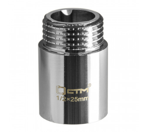 Удлинитель CTM 25 мм х 1/2 ВР(г) х 1/2 НР(ш) латунный (CREMF025) Удлинитель CTM 25 мм х 1/2 ВР(г) х 1/2 НР(ш) латунный (CREMF025)