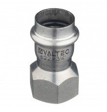 Соединитель VALTEC (VTi.902.I.002205) 22 мм х 3/4 ВР(г) нержавеющая сталь