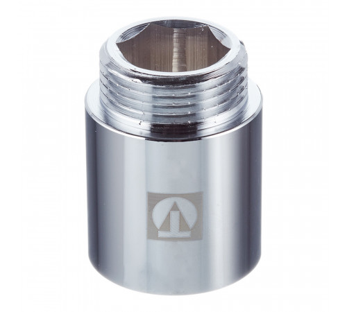 Удлинитель Valtec 40 мм х 1 ВР(г) х 1 НР(ш) хром латунный (VTr.198.C.0640)