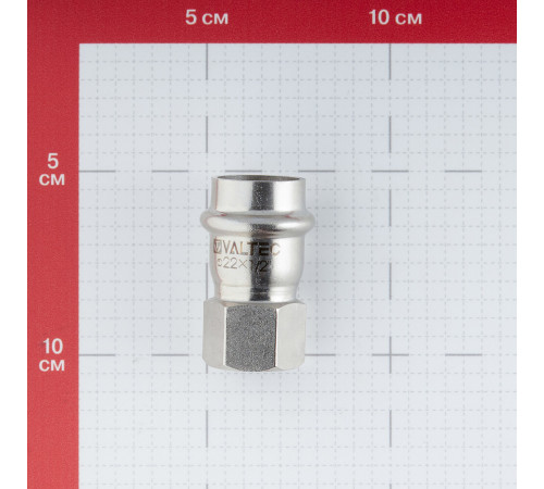 Соединитель VALTEC (VTi.902.I.002204) 22 мм х 1/2 ВР(г) нержавеющая сталь Соединитель VALTEC (VTi.902.I.002204) 22 мм х 1/2 ВР(г) нержавеющая сталь