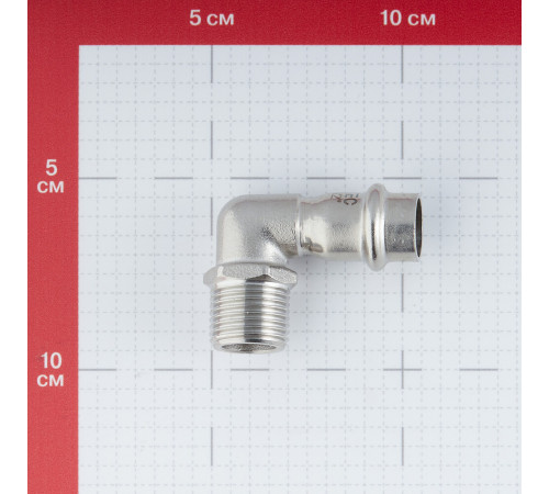 Угол VALTEC (VTi.953.I.001504) 90° 15 мм х 1/2 НР(ш) нержавеющая сталь Угол VALTEC (VTi.953.I.001504) 90° 15 мм х 1/2 НР(ш) нержавеющая сталь