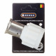 Муфта Henco (18PKW-2606) 26(пресс) х 1 ВР(г) белая PVDF