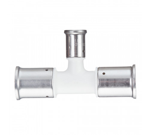 Тройник Henco (10PKW-322032) 32(пресс) х 20(пресс) х 32(пресс) белый PVDF