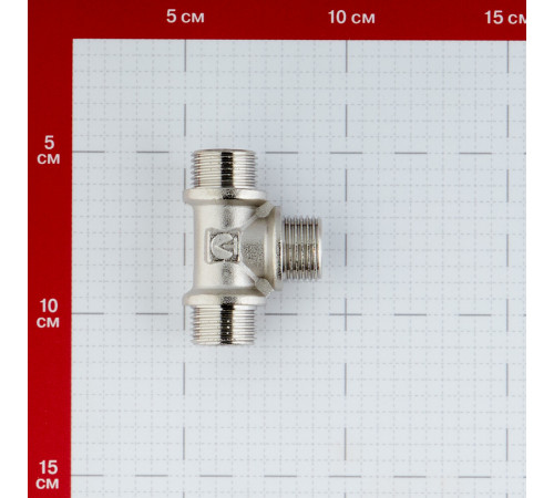Тройник Valtec 1/2 НР(ш) х 1/2 НР(ш) х 1/2 НР(ш) латунный (VTr.131.N.0004) Тройник Valtec 1/2 НР(ш) х 1/2 НР(ш) х 1/2 НР(ш) латунный (VTr.131.N.0004)