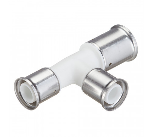 Тройник Henco (11PKW-322626) 32(пресс) х 26(пресс) х 26(пресс) белый PVDF Тройник Henco (11PKW-322626) 32(пресс) х 26(пресс) х 26(пресс) белый PVDF