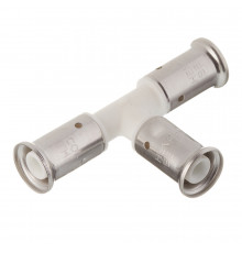 Тройник Henco (9PKW-161616) 16(пресс) х 16(пресс) х 16(пресс) PVDF белый