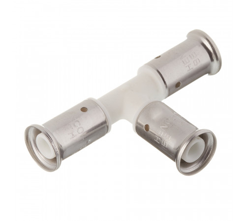Тройник Henco (9PKW-161616) 16(пресс) х 16(пресс) х 16(пресс) PVDF белый