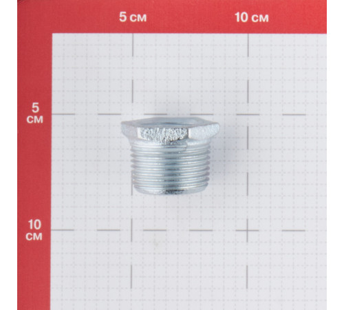 Футорка Gebo Platinum (241-26V) 1 НР(ш) х 3/4 ВР(г) чугунная оцинкованная Футорка Gebo Platinum (241-26V) 1 НР(ш) х 3/4 ВР(г) чугунная оцинкованная