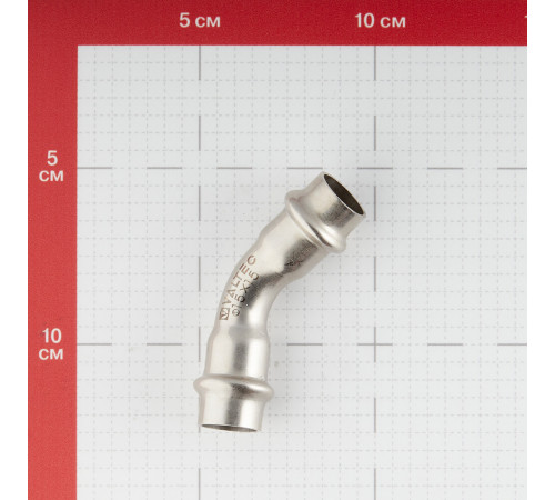 Угол VALTEC (VTi.959.I.001515) 45° 15 мм ВВ нержавеющая сталь