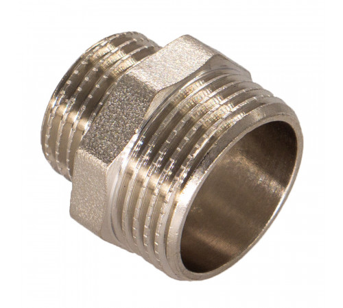 Ниппель переходной CTM 1 1/2 НР(ш) х 1 НР(ш) латунный (CRRN1121)