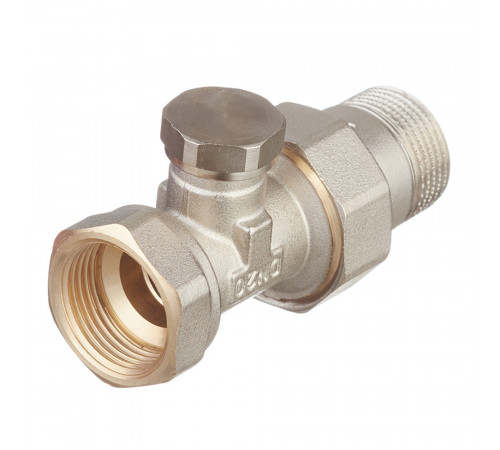Клапан запорный Valtec 3/4 НР(ш) х 3/4 ВР(г) для радиатора (VT.020.N.05)