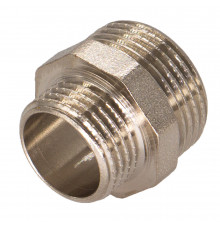 Ниппель переходной CTM 1 1/2 НР(ш) х 1 1/4 НР(ш) латунный (CRRN1214)