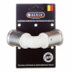 Угол Henco (1PKW-3232) 32(пресс) х 32(пресс) белый PVDF