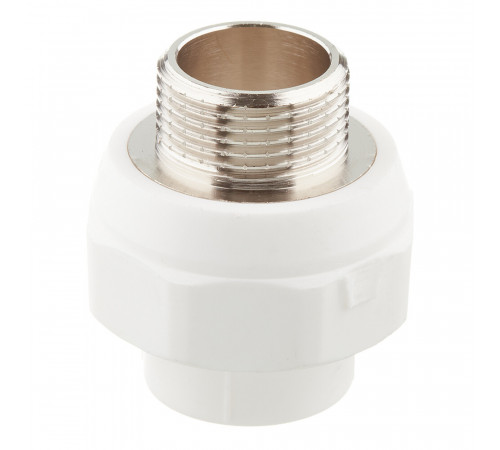 Муфта полипропиленовая Valtec 20 мм х 3/4 НР(ш) (VTp.701.0.02005) Муфта полипропиленовая Valtec 20 мм х 3/4 НР(ш) (VTp.701.0.02005)