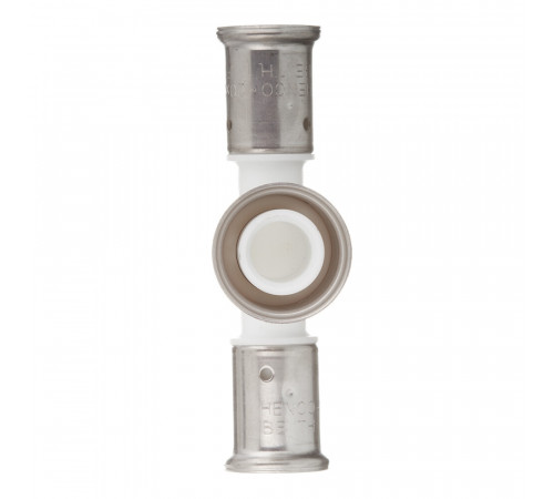 Тройник Henco (12PKW-202620) 20(пресс) х 26(пресс) х 20(пресс) PVDF белый Тройник Henco (12PKW-202620) 20(пресс) х 26(пресс) х 20(пресс) PVDF белый