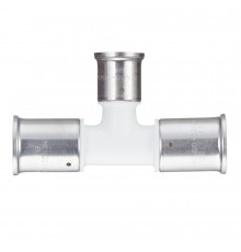 Тройник Henco (10PKW-322632) 32(пресс) х 26(пресс) х 32(пресс) белый PVDF
