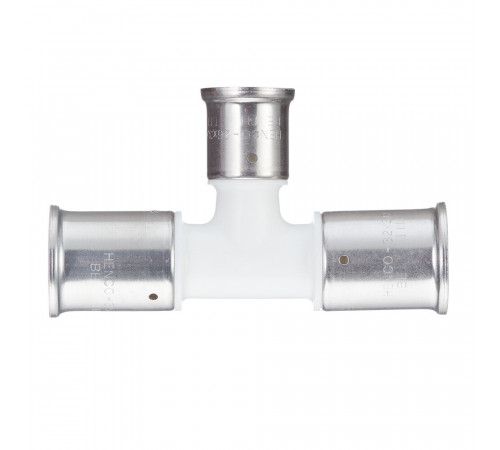 Тройник Henco (10PKW-322632) 32(пресс) х 26(пресс) х 32(пресс) белый PVDF Тройник Henco (10PKW-322632) 32(пресс) х 26(пресс) х 32(пресс) белый PVDF