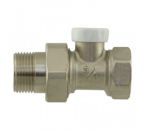 Клапан запорный СТМ 3/4 ВР(г) х 3/4 НР(ш) для радиатора (CARSVL34)
