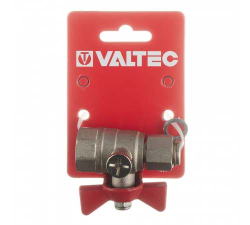 Кран шаровой латунный Valtec 1/2 ВР(г) х 3/8 ВР(г) для подключения манометра проходной бабочка прямой (VT.807.N.0403) Кран шаровой латунный Valtec 1/2 ВР(г) х 3/8 ВР(г) для подключения манометра проходной бабочка прямой (VT.807.N.0403)
