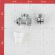 Клапан регулирующий угловой Valtec 1/2 НР(ш) х 1/2 ВР(г) для радиатора (VT.031.NR.04)
