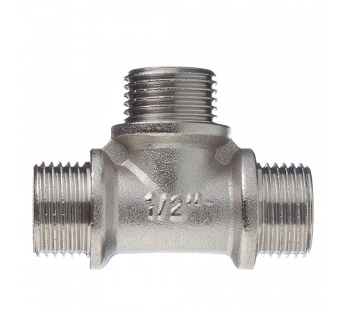 Тройник Valtec 1/2 НР(ш) х 1/2 НР(ш) х 1/2 НР(ш) латунный (VTr.131.N.0004) Тройник Valtec 1/2 НР(ш) х 1/2 НР(ш) х 1/2 НР(ш) латунный (VTr.131.N.0004)
