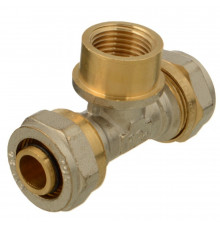 Тройник Terma 20 обж(ц) х 1/2 ВР(г) х 20 обж(ц) (35703)