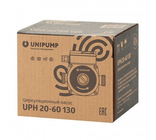 Циркуляционный насос для систем ГВС UNIPUMP UPН 20-60 DN20 подъем 6 м 130 мм с гайками (21725) Циркуляционный насос для систем ГВС UNIPUMP UPН 20-60 DN20 подъем 6 м 130 мм с гайками (21725)