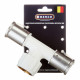 Тройник Henco (13PKW-320632) 32(пресс) х 1 ВР(г) х 32(пресс) белый PVDF
