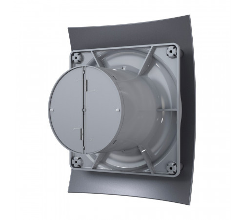 Вентилятор осевой DiCiTi Breeze 5C dark gray metal с обратным клапаном 237х190 мм d125 мм серый Вентилятор осевой DiCiTi Breeze 5C dark gray metal с обратным клапаном 237х190 мм d125 мм серый