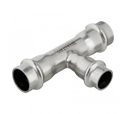 Тройник Valtec (VTi.931.I.181518) 18 х 15 х 18 мм нержавеющая сталь Тройник Valtec (VTi.931.I.181518) 18 х 15 х 18 мм нержавеющая сталь