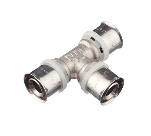 Тройник VALTEC (VTm.231.N.262626) 26(пресс) х 26(пресс) х 26(пресс)
