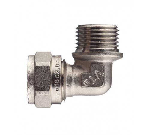 Угол VALTEC (VTm.353.N.001604) 16 обж(ц) х 1/2 НР(ш) Угол VALTEC (VTm.353.N.001604) 16 обж(ц) х 1/2 НР(ш)